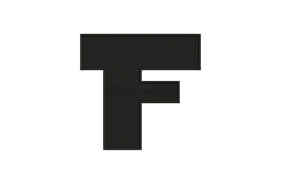 Letter F Embroidery Design Review for Small Business Merch