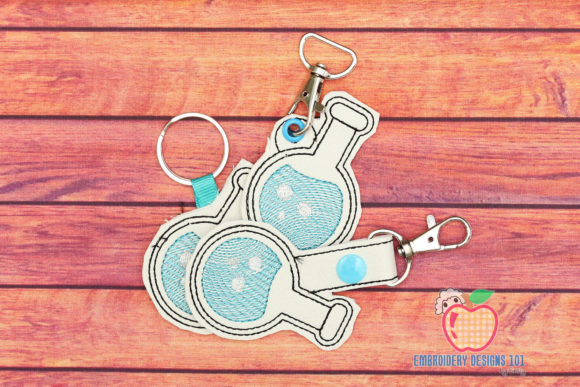 Review: Chemist Beaker ITH Keyfob for Apparel