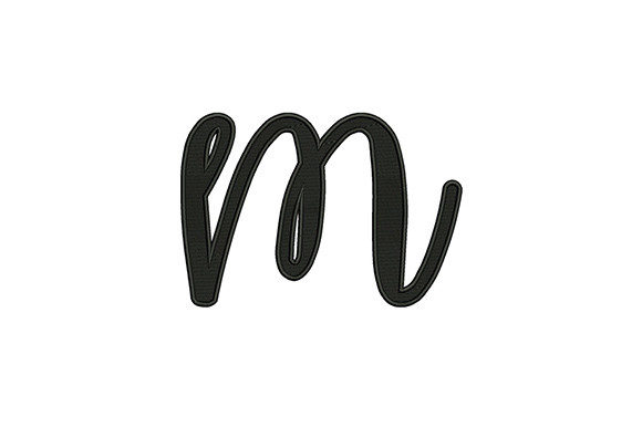 Review: Lower Case Alphabet M for Embroidery