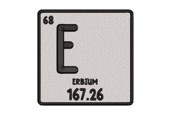 Review: Periodic Table Alphabet E for Embroidery